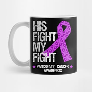 Pancreatic Cancer Awareness His Fight My Fight Mug